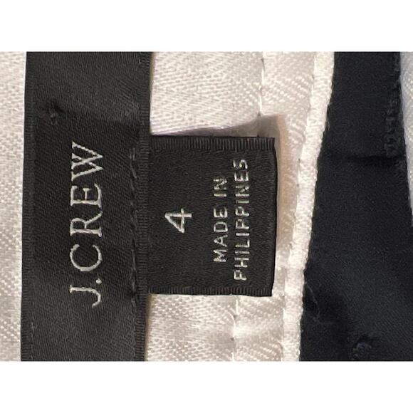 J.crew Women's Navy Blue Denim Button-Front Skirt with Belt - Picture 5 of 7